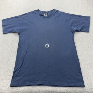 Vintage Fruit of the Loom OTI Records Steel Drum Band T Shirt XL Blue Cotton